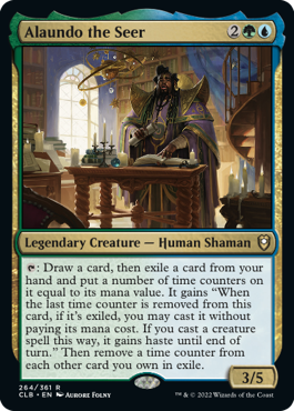 MTG Battle for Baldur's Gate 264/361 Alaundo the Seer