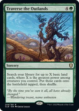 MTG Battle for Baldur's Gate 258/361 Traverse the Outlands