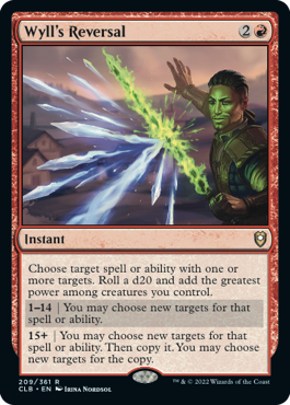 MTG Battle for Baldur's Gate 209/361 Wyll's Reversal