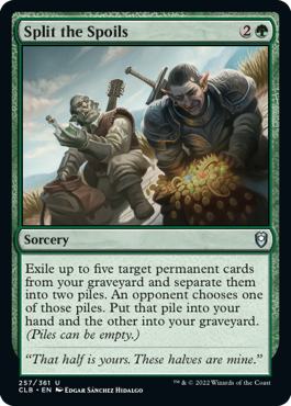 MTG Battle for Baldur's Gate 257/361 Split the Spoils