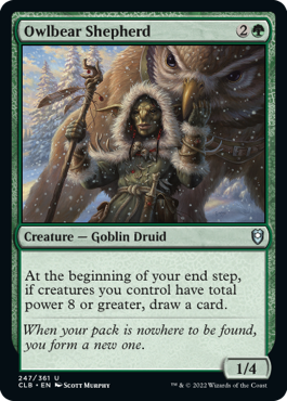 MTG Battle for Baldur's Gate 247/361 Owlbear Shepherd