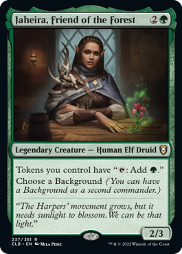 MTG Battle for Baldur's Gate 237/361 Jaheira, Friend of the Forest