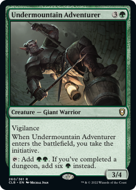 MTG Battle for Baldur's Gate 260/361 Undermountain Adventurer