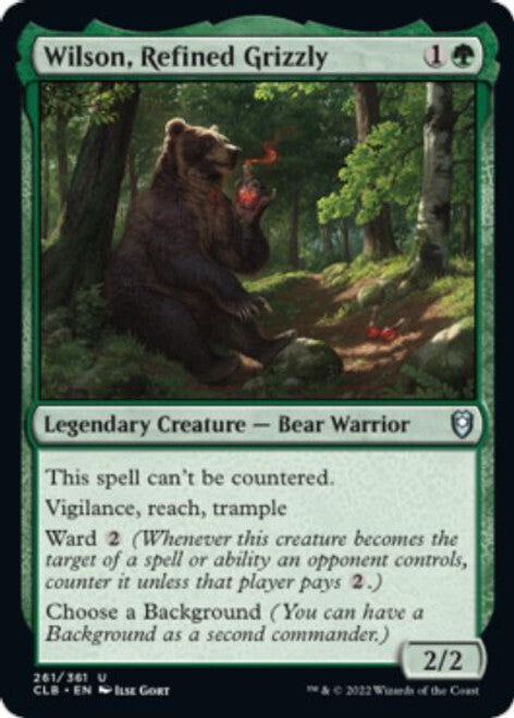 MTG Battle for Baldur's Gate 261/361 Wilson, Refined Grizzly