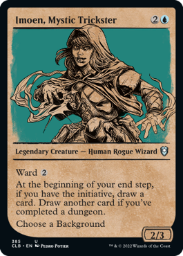 MTG Battle for Baldur's Gate 385 Imoen, Mystic Trickster