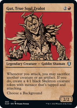 MTG Battle for Baldur's Gate 399 Gut, True Soul Zealot
