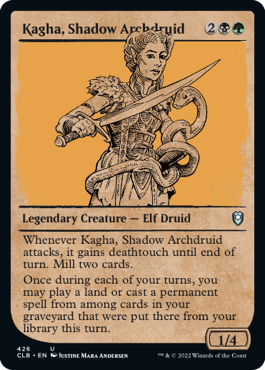MTG Battle for Baldur's Gate 426 Kagha, Shadow Archdruid