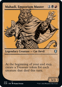 MTG Battle for Baldur's Gate 429 Mahadi, Emporium Master