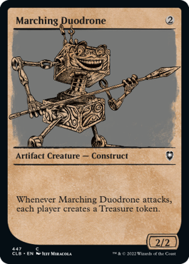 MTG Battle for Baldur's Gate 447 Marching Duodrone