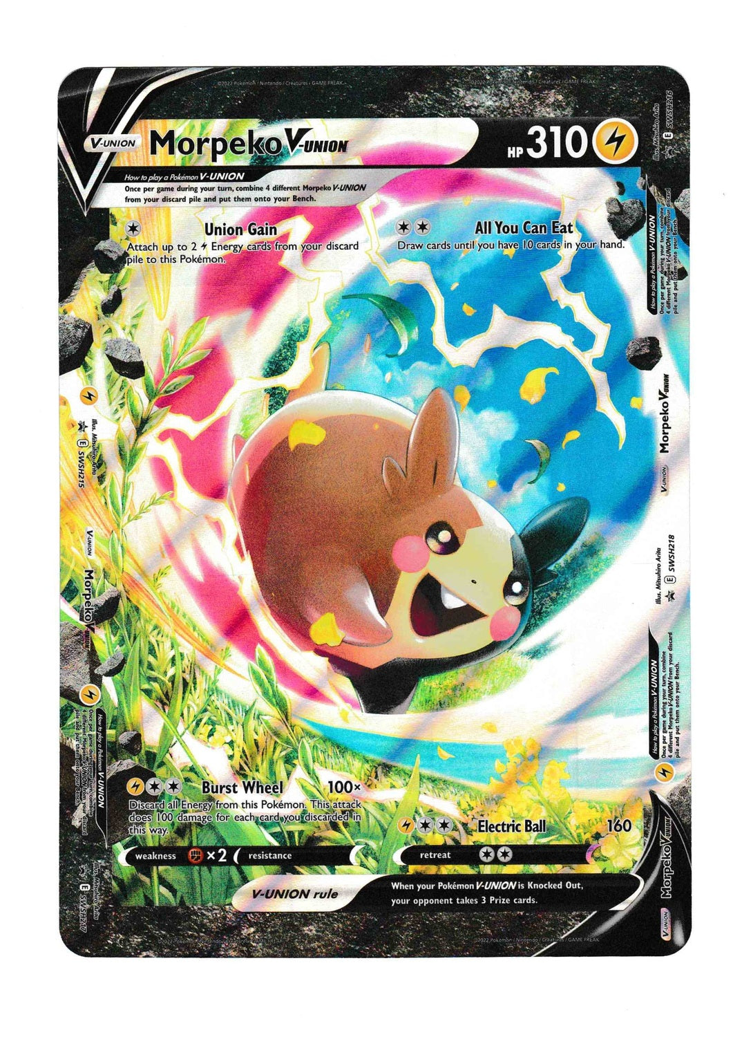 Morpeko V Union Special Collection Promo Jumbo Card