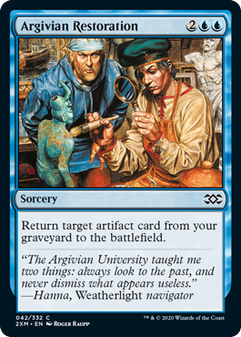 MTG Double Masters 042/332 Argivian Restoration