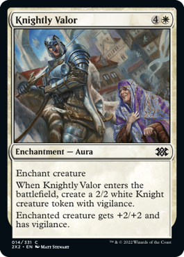 MTG Double Masters 014/331 Knightly Valor