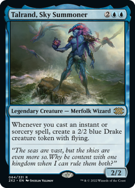 MTG Double Masters 064/331 Talrand, Sky Summoner