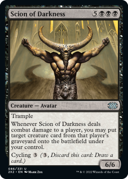 MTG Double Masters 086/331 Scion of Darkness