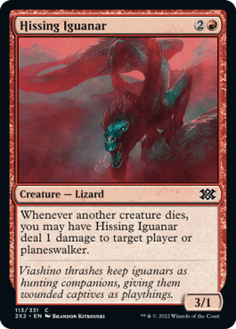 MTG Double Masters 113/331 Hissing Iguanar