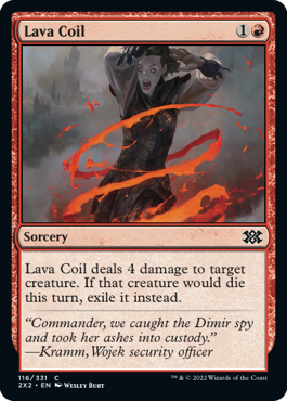 MTG Double Masters 116/331 Lava Coil