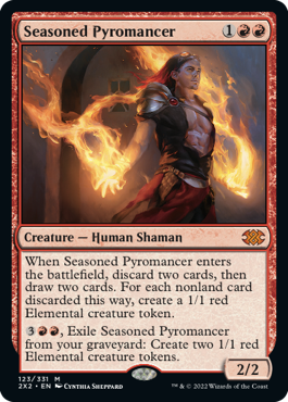 MTG Double Masters 123/331 Seasoned Pyromancer