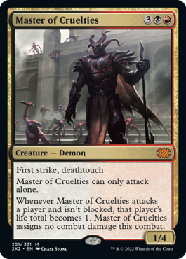 MTG Double Masters 251/331 Master of Cruelties