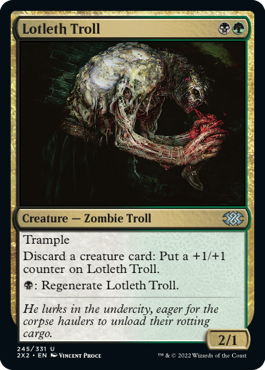 MTG Double Masters 245/331 Lotleth Troll