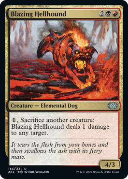 MTG Double Masters 183/331 Blazing Hellhound