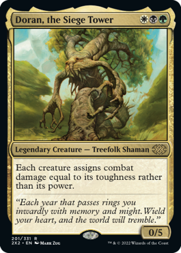 MTG Double Masters 201/331 Doran, the Siege Tower