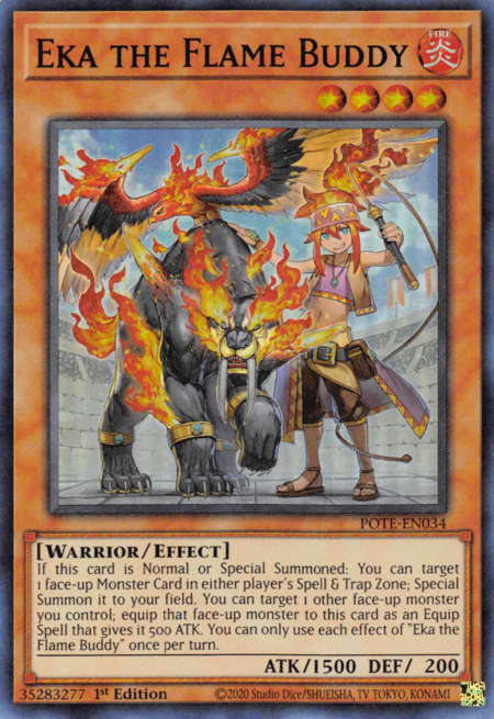 Power Of The Elements POTE-EN034 Eka the Flame Buddy