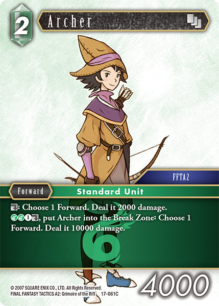 Final Fantasy Opus XVII 17-061 Archer