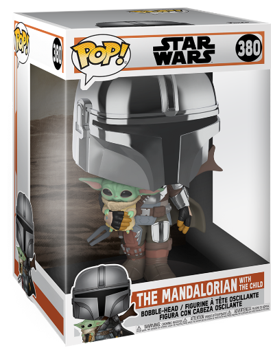 Pop! Jumbo - Star Was Mandalorian - 10" Mandalorian With The Child