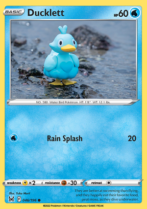 SWSH Lost Origin 046-196 Ducklett