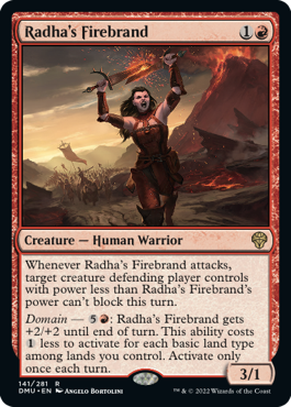 MTG Dominaria United 141/281 Radha's Firebrand