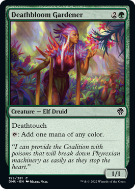 MTG Dominaria United 159/281 Deathbloom Gardener