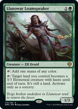 MTG Dominaria United 170/281 Llanowar Loamspeaker