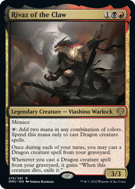 MTG Dominaria United 215/281 Rivaz of the Claw