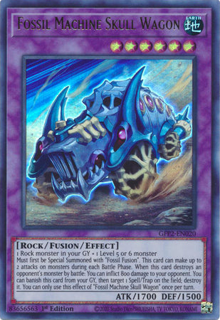 Ghosts From The Past The 2nd Haunting GFP2-EN020 Fossil Machine Skull Wagon