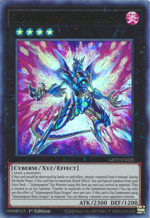 Ghosts From The Past The 2nd Haunting GFP2-EN025 Salamangreat Blaze Dragon