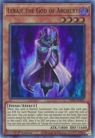 Ghosts From The Past The 2nd Haunting GFP2-EN031 Leraje the God of Archery