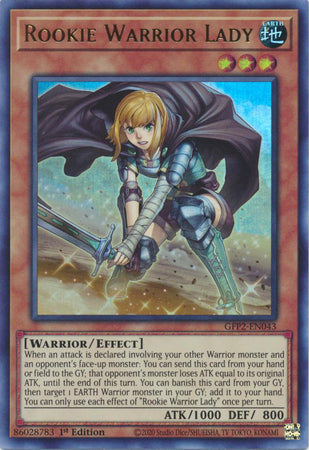 Ghosts From The Past The 2nd Haunting GFP2-EN043 Rookie Warrior Lady