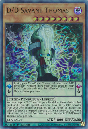 Ghosts From The Past The 2nd Haunting GFP2-EN078 D/D Savant Thomas