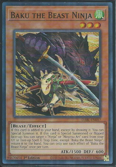 Darkwing Blast DABL-EN017 Baku the Beast Ninja