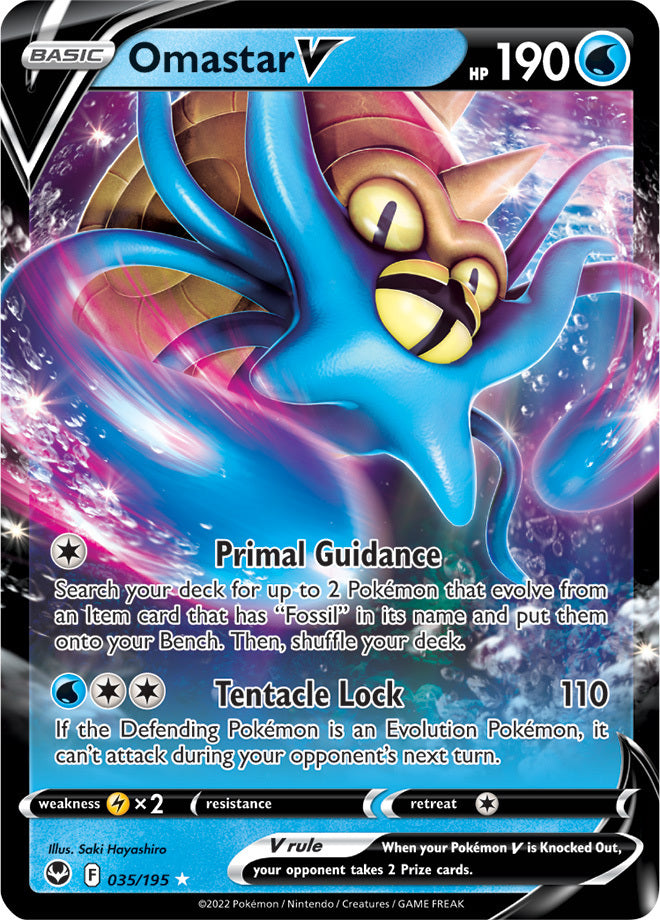 SWSH Silver Tempest 035/195 Omastar V