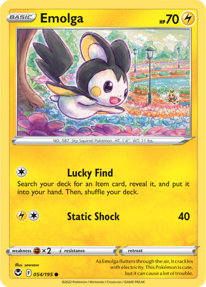 SWSH Silver Tempest 054/195 Emolga