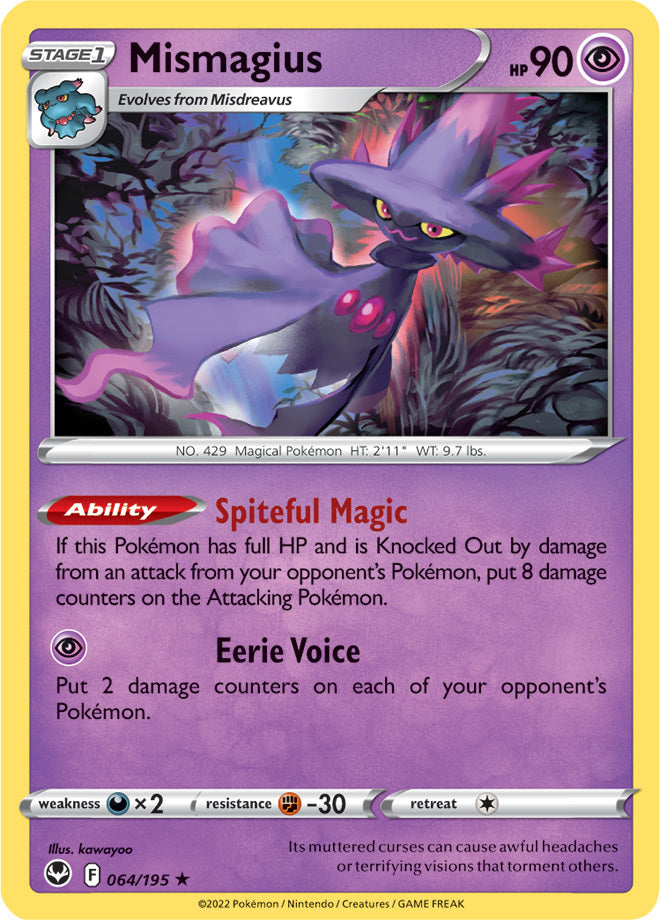 SWSH Silver Tempest 064/195 Mismagius