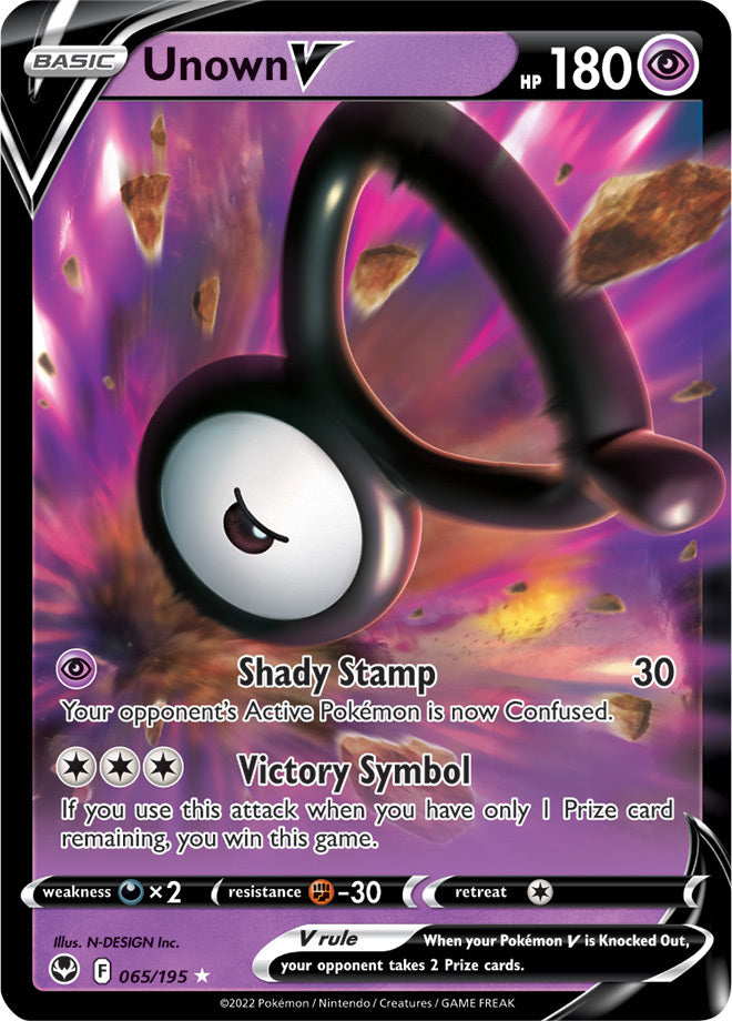 SWSH Silver Tempest 065/195 Unown V