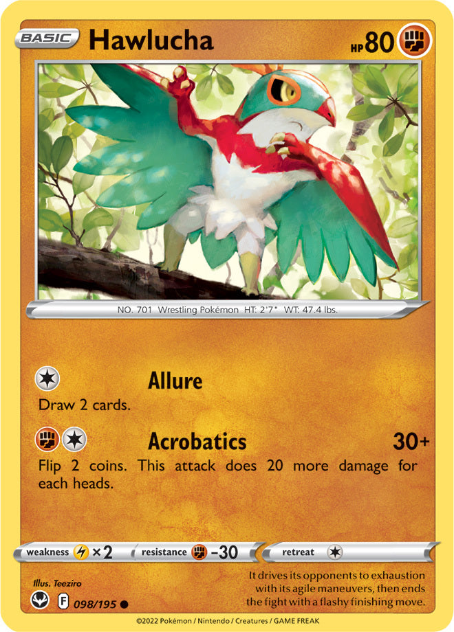SWSH Silver Tempest 098/195 Hawlucha