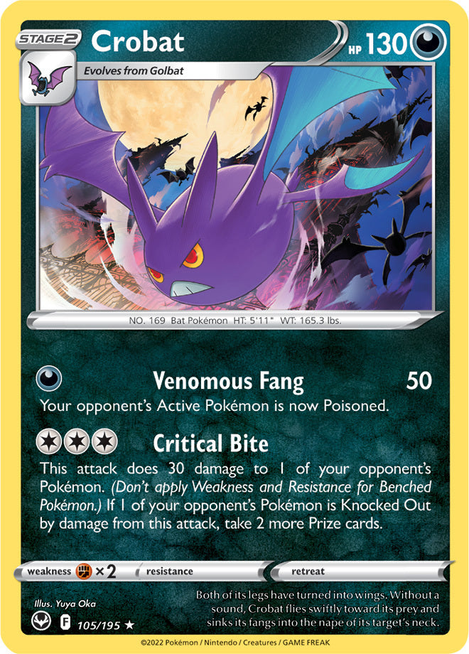 SWSH Silver Tempest 105/195 Crobat