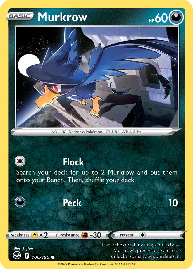 SWSH Silver Tempest 106/195 Murkrow