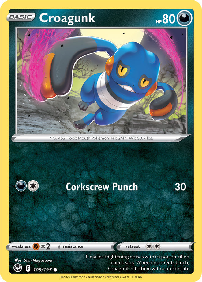 SWSH Silver Tempest 109/195 Croagunk