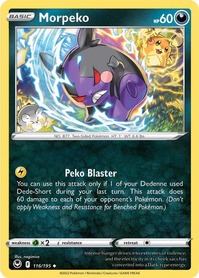 SWSH Silver Tempest 116/195 Morpeko