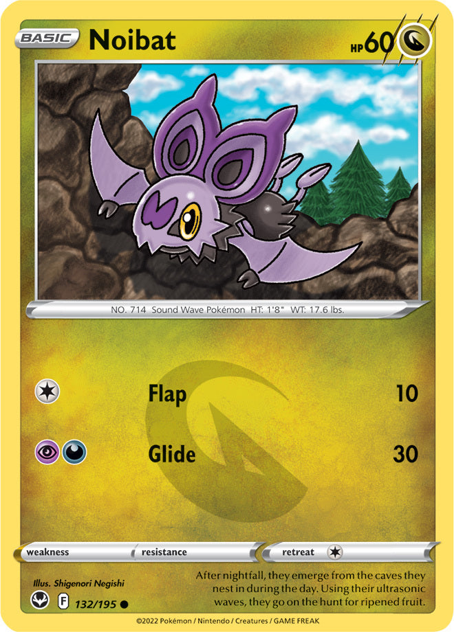 SWSH Silver Tempest 132/195 Noibat