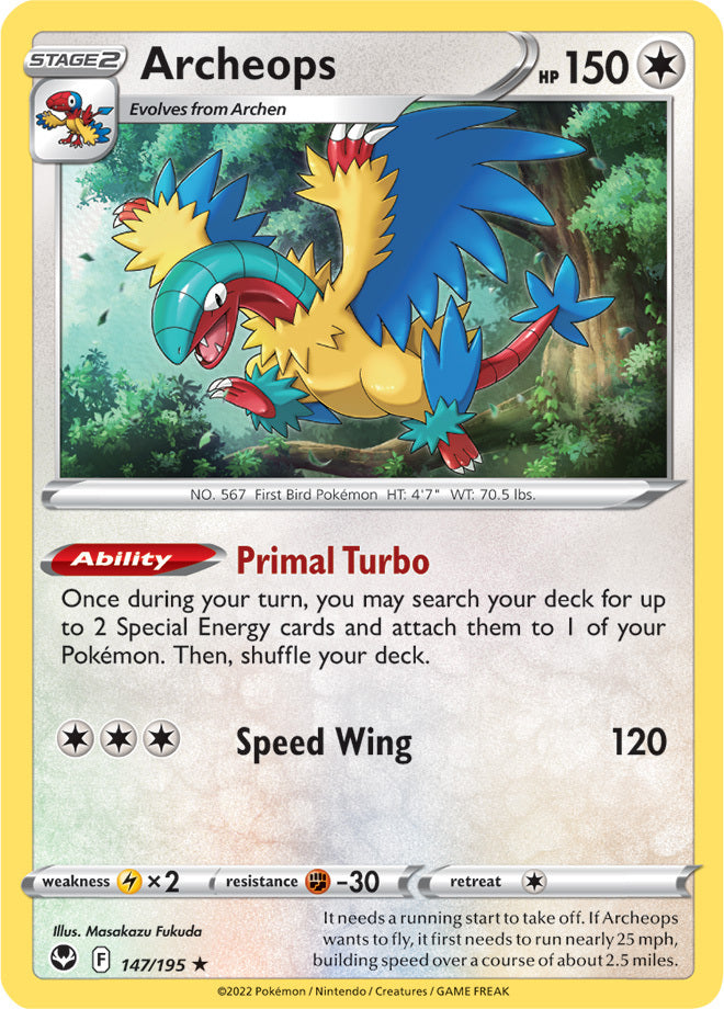 SWSH Silver Tempest 147/195 Archeops